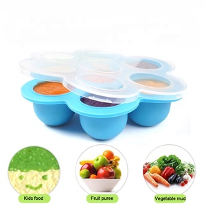 Respetuoso del medio ambiente de huevo de silicona <span class=keywords><strong>muerde</strong></span> moldes bebé alimentación herramientas contenedor de almacenamiento - Product Image 4