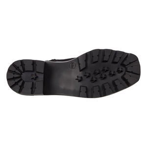 חדש אופנה מגפי נשים של ראש עגול עבה סוליות מקרית קרסול מגפי קטן רטרו תפרים עבה העקב צד רוכסן עירום מגפיים - Product Image 4