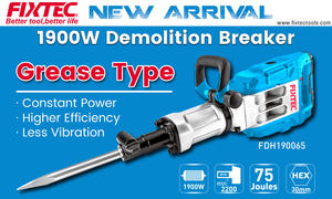 Marteau de démolition FIXTEC à puissance constante, type graisse, brise-roche, perceuse FDH190065 - Product Image 5