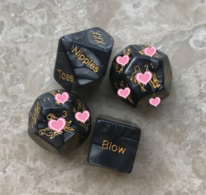 Divertidos dados eróticos de 12 lados dados sexuales novedad y juguetes de mordaza para parejas juegos para adultos dados juguetes sexuales - Product Image 6