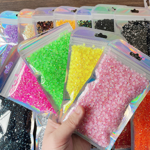 5000 piezas 5mm Jelly AB Flatback resina diamantes de imitación pequeño paquete no hotfix Rhinestonesfor manualidades DIY - Product Image 1
