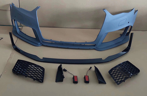 Conjunto de Parachoques Delantero para Auto A3 S3, Estilo <span class=keywords><strong>RS3</strong></span>, Kits de Carrocería con Rejilla Negra para <span class=keywords><strong>Audi</strong></span> A3 S3 8V 2013 2014 2015 <span class=keywords><strong>2016</strong></span> - Product Image 5