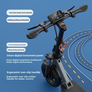 Trottinette adulte à deux roues, modèle urbain, pliable, démarrage à une seule touche, batterie lithium-ion, charge maximale 150 kg, vitesse 18 km/h+, pliable - Product Image 5