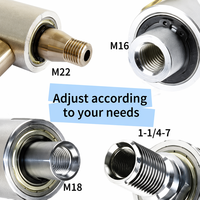 Adaptateur universel pour dépoussiéreur M22 Femelle vers M14 Mâle, Emballage personnalisable pour le contrôle de la poussière de silice