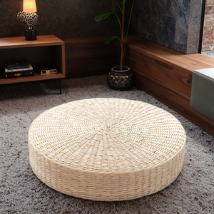 <span class=keywords><strong>Pouf</strong></span> de couleur unie de style japonais élégant fait à la main bouddha baie vitrée design paille <span class=keywords><strong>futon</strong></span> coussin tapis de sol coussin décoratif payeur - Product Image 5