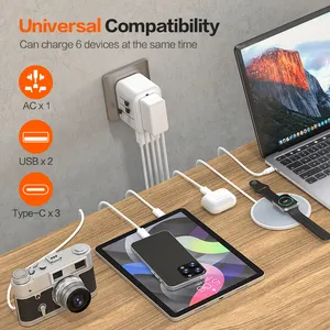 Worldplug Power Chargers Adapters Fast Wall Charger Worldwide USB C Travel Universal Adaptor