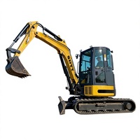 Livraison Gratuite Mini-Excavatrice 3,5 Tonnes avec Moteur Personnalisable et Fonction de Bras Articulé pour Travaux de Construction et Utilisation Agricole