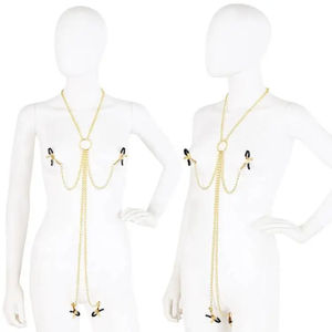 Gargantilla Sexy de Metal con colgante de junta tórica, collar de cuero esclavo, cadena BDSM, collar fetiche de Bondage, juguete sexual para adultos, accesorios góticos - Product Image 2