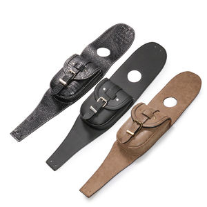 Sacoches de <span class=keywords><strong>moto</strong></span> en cuir imperméable Sacs latéraux Sport PU Bagages Huile Réservoir de carburant Sac pour Harley - Product Image 2