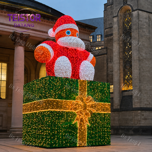 Luz LED Gigante con Motivo de Santa Claus para Exteriores, Calles Navideñas, Plazas, Parques Temáticos y Exhibiciones en Resorts - Product Image 3