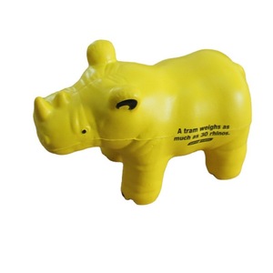 PU <b>Foam</b> Rhino Stress Relief Toy Animal Shape Molding <b>Craft</b> Decor - Product Image 2
