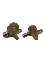 Raccord en laiton pour usine Pex B F1807 à oreilles tombantes 90° °   Raccords de tuyauterie en laiton sans plomb F1807 X FIP