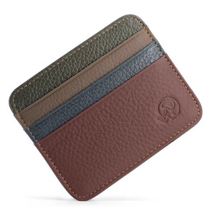 Tarjetero <span class=keywords><strong>de</strong></span> Cuero Genuino Ultrafino para Hombre, Porta Identificación, Porta Pasos <span class=keywords><strong>de</strong></span> Autobús, Funda para Licencia <span class=keywords><strong>de</strong></span> <span class=keywords><strong>Conducir</strong></span>, Cartera - Product Image 2