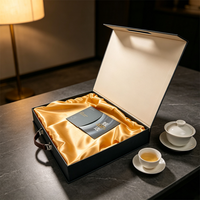 OEM Maßanfertigung |   Magnetverschluss-Geschenkbox mit PU-Tragegriff, Heißprägung-Logo |   Luxusverpackungen für Schmuck