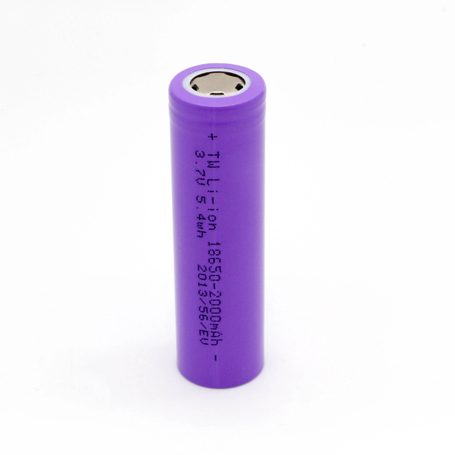 Tewaycell 18650 Li-ion Battery 1800-4000mAh 3.7V for Electric Scooter with 500 Cycles in Stock