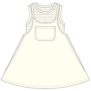 2025 nuevo conjunto de ropa de verano para niñas, Vestido vaquero transpirable y vestido Netuki tejido de PVC, pasteles de hilo para matar en el mercado esta temporada - Product Image 3