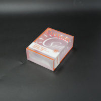 Boîtes d'emballage rectangulaires transparentes personnalisées en PVC/PET recyclé, écologiques, étanches, avec impression en relief pour les consommateurs