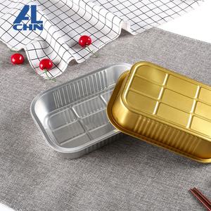 1000ml/34oz Rectangulaire En Aluminium Jetable Feuille Pan Mets À Emporter Conteneurs Table À Vapeur de Cuisson Casseroles - Product Image 2