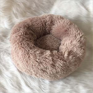 Custom <b>Cat</b> Bed Round Faux Fur Fill Non Slip <b>Mat</b> For <b>Cats</b> Pet Bed CWW 002 - Product Image 3