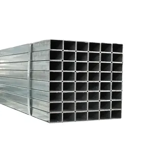 ASTM A53 Zinc Coated Q195 Q235 Q345 Hot Dipped Galvanized Steel Tube Galvanized Square Gi Pipe