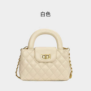 Sac bandoulière unisexe 2025 Nouveau style Sac à main Luxe léger Unique Sensation haut de gamme Style français Cuir véritable Capacité 1L - Product Image 4