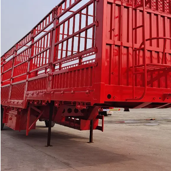 OYJD Truck Wholesale truck trailers animal 1.6M 1.8M 2M 2.2M transport fence cargo semi trailer fence semi trailer