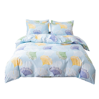 Vente en gros de draps de lit personnalisés en coton 100% - Ensemble de literie 4 pièces - Housse de couette - Taille King Size - Taille Queen Size - Taille Full - Super doux - Luxe