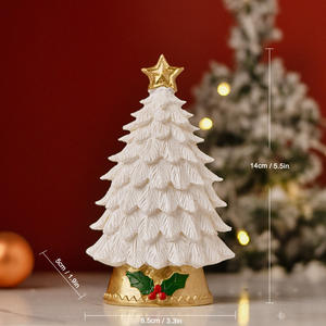 <b>Christmas</b> <b>Tree</b> Resin Handicrafts and Ornaments Indoor Home Interior and <b>Decorating</b> the Room Table - Product Image 6