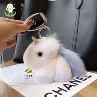 Mini jouets en peluche licorne, poupée en peluche, porte-clés licorne, licorne mignonne et moelleuse, porte-clés cheval, cadeau d'anniversaire pour femme Grily