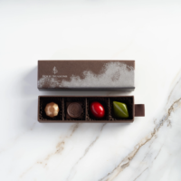 Emballage personnalisé pour 4, 9 ou 12 chocolats, boîtes cadeaux pour truffes, boîtes en papier écologiques, boîtes en papier rigide, boîte de luxe