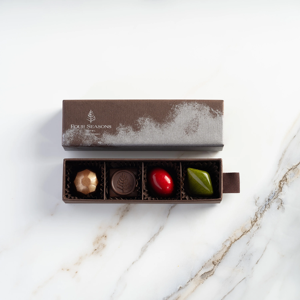 Emballage personnalisé pour 4, 9 ou 12 chocolats, boîtes cadeaux pour truffes, boîtes en papier écologiques, boîtes en papier rigide, boîte de luxe - Product Image 5
