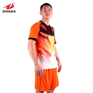 Profession high end fashion quick-drying for men Sports Football clothing uniform yellow jersey - Product Image 3