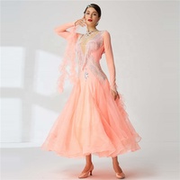 B-2055 Nouvelle compétition client robe de danse de salon valse norme nationale moderne danse robe de performance à vendre