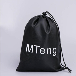Polyester Bundle Pocket Custom-Made 210D <b>Drawstring</b> Mesh Bag Eco-Friendly 20x30cm Gift Packing Bag - Product Image 3