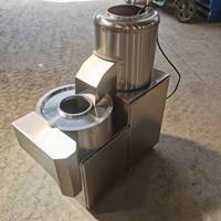 Nieuwe commerciële volautomatische aardappelreinigings-, snij- en dobbelmachine - geïntegreerd voor het wassen en snijden van fruit en groenten Panghui