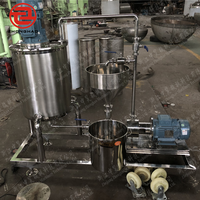 Machine à réservoir de mélange d'émulsion de peinture automatique de réacteur d'acier inoxydable avec la pompe d'émulsification pour le mélange de boisson d'énergie de poudre