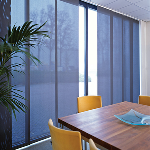 Paneles verticales ciegos para puerta corredera de vidrio para divisor de habitación, panel deslizante de oficina, persianas de riel - Product Image 1