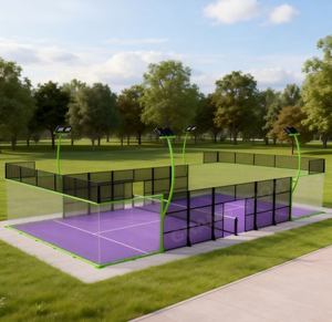 Terrain de padel panoramique sur mesure, design grandiose, vue complète, prix d'usine abordable, Cancha De Padel, Lapangan Padel - Product Image 2