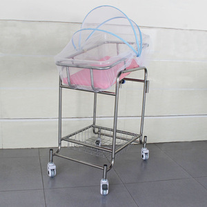 <span class=keywords><strong>Carrito</strong></span> de Bebé <span class=keywords><strong>para</strong></span> Hospital <span class=keywords><strong>con</strong></span> Colchón, <span class=keywords><strong>Carrito</strong></span> Infantil de Acero Inoxidable <span class=keywords><strong>para</strong></span> Centro de Maternidad - Product Image 2