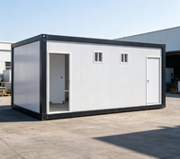 Unité de toilettes modulaire préfabriquée entièrement équipée pour les toilettes de parc / les toilettes d'événements, unité sanitaire, unité de toilettes publiques modulaire préfabriquée