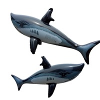 Jouets aquatiques gonflables en PVC en gros, requins et dauphins, ballons animaux marins pour enfants, fête de piscine d'été