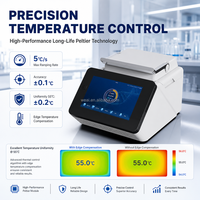 Machine de PCR à gradient thermique WEIAI à 96 puits, simple, double ou triple canal, pour l'amplification de l'ADN des animaux, des oiseaux et des gènes agricoles en laboratoire
