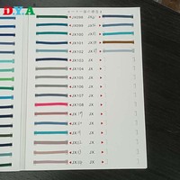 Cordon tressé multicolore en polyester de 4 mm pour accessoires vestimentaires