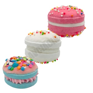 Bombas de Baño Efervescentes Orgánicas Hechas a Mano en Forma de Donut, Espuma Abundante, Cuidado Corporal Infantil, Relajante Spa en Casa, Suministros para Baño, OEM ODM - Product Image 2