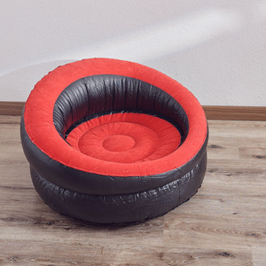 Canapé gonflable pour adultes, épais, pliable, portable, pour l'extérieur, rouge XLM 7 - Product Image 4