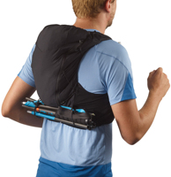 Sac de Course et de Randonnée Personnalisé, Gilet de Course Léger et Réfléchissant avec 2 Bouteilles d'Eau, Étanche et Hydratant