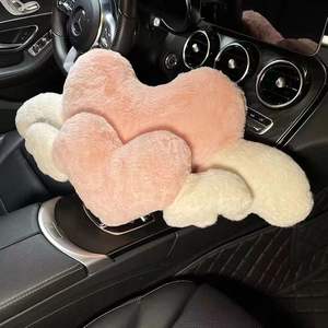 เบาะรองนั่งในรถเมมโมรี่โฟมรองเอวแบบหรูหราเบาะรองนั่งสำหรับเล่นกีฬาที่พิงศีรษะในรถหมอนรองคอตาข่ายสีแดง - Product Image 2