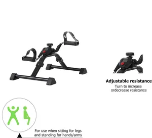 Adjustable Foot Pedal For Leg And Arm Mini Pedal Exercise Bike For Elderly