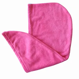 Popular Good Quality Microfiber Hair Towel Custom Logo Hair Wrap Turban Women Quick Dry Hair Towel