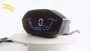 عداد سرعة رقمي جديد للدراجات النارية، 10 قطع، أسود، 12 فولت، 0-120 كم/ساعة، جديد 100٪، ضمان استبدال وإصلاح لمدة 30 يومًا - Product Image 4